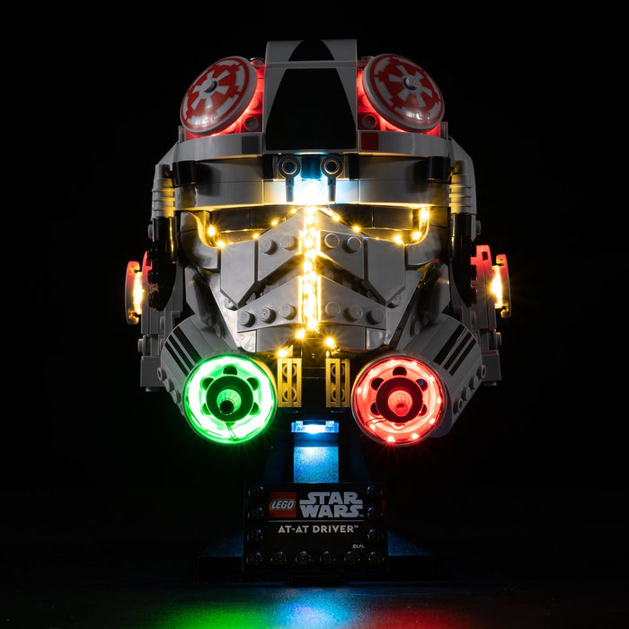 LED light kit compatible with LEGO® AT-AT Driver™ Helmet Set #75429 — product photo 3