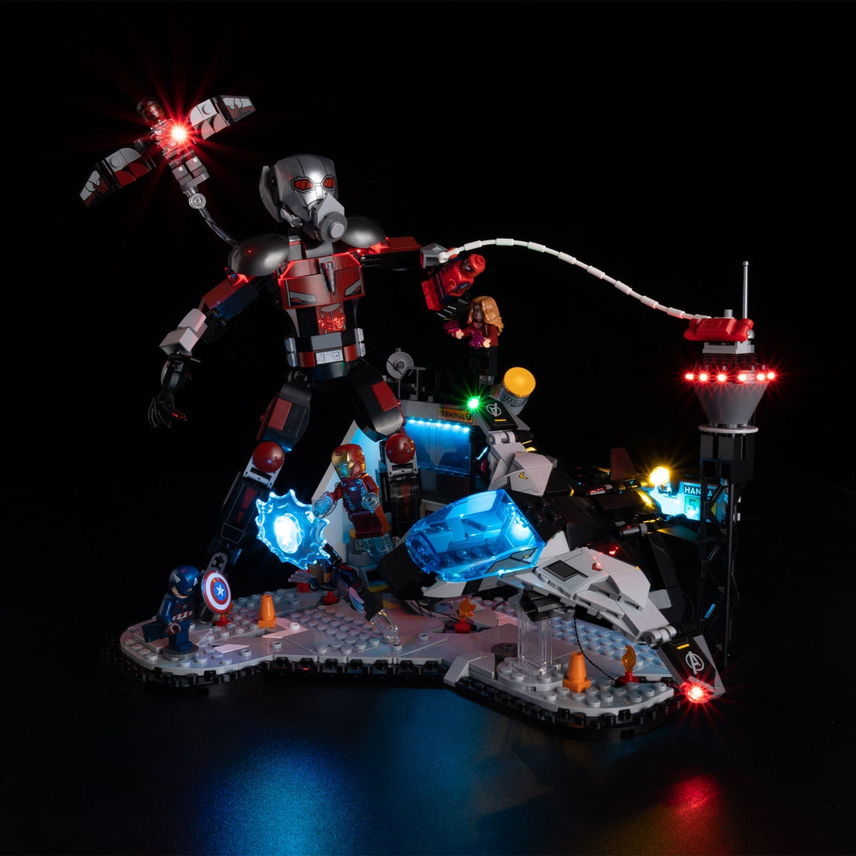 LED light kit compatible with LEGO® Captain America: Civil War Action Battle Set #76314 — product photo 5