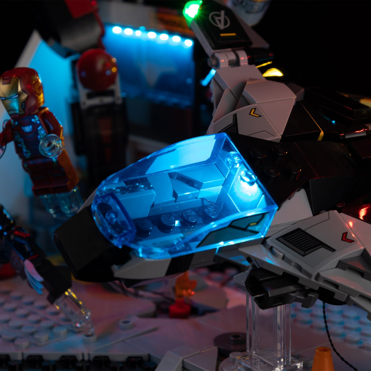 LED light kit compatible with LEGO® Captain America: Civil War Action Battle Set #76314 — product photo 6
