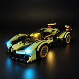 LED light kit compatible with LEGO® Lamborghini Lambo V12 Vision GT Super Car Set #76923 — product photo 1