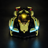 LED light kit compatible with LEGO® Lamborghini Lambo V12 Vision GT Super Car Set #76923 — product photo 3