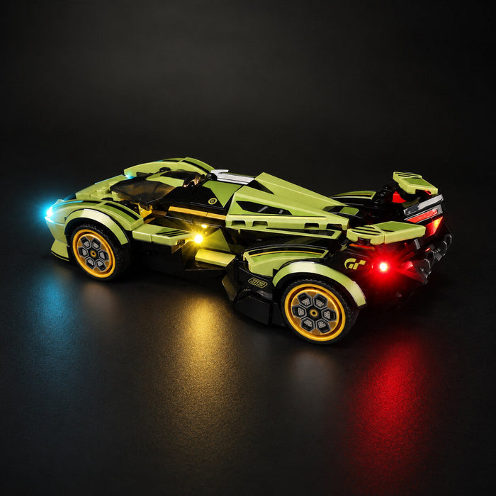 LED light kit compatible with LEGO® Lamborghini Lambo V12 Vision GT Super Car Set #76923 — product photo 4