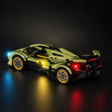 LED light kit compatible with LEGO® Lamborghini Lambo V12 Vision GT Super Car Set #76923 — product photo 6