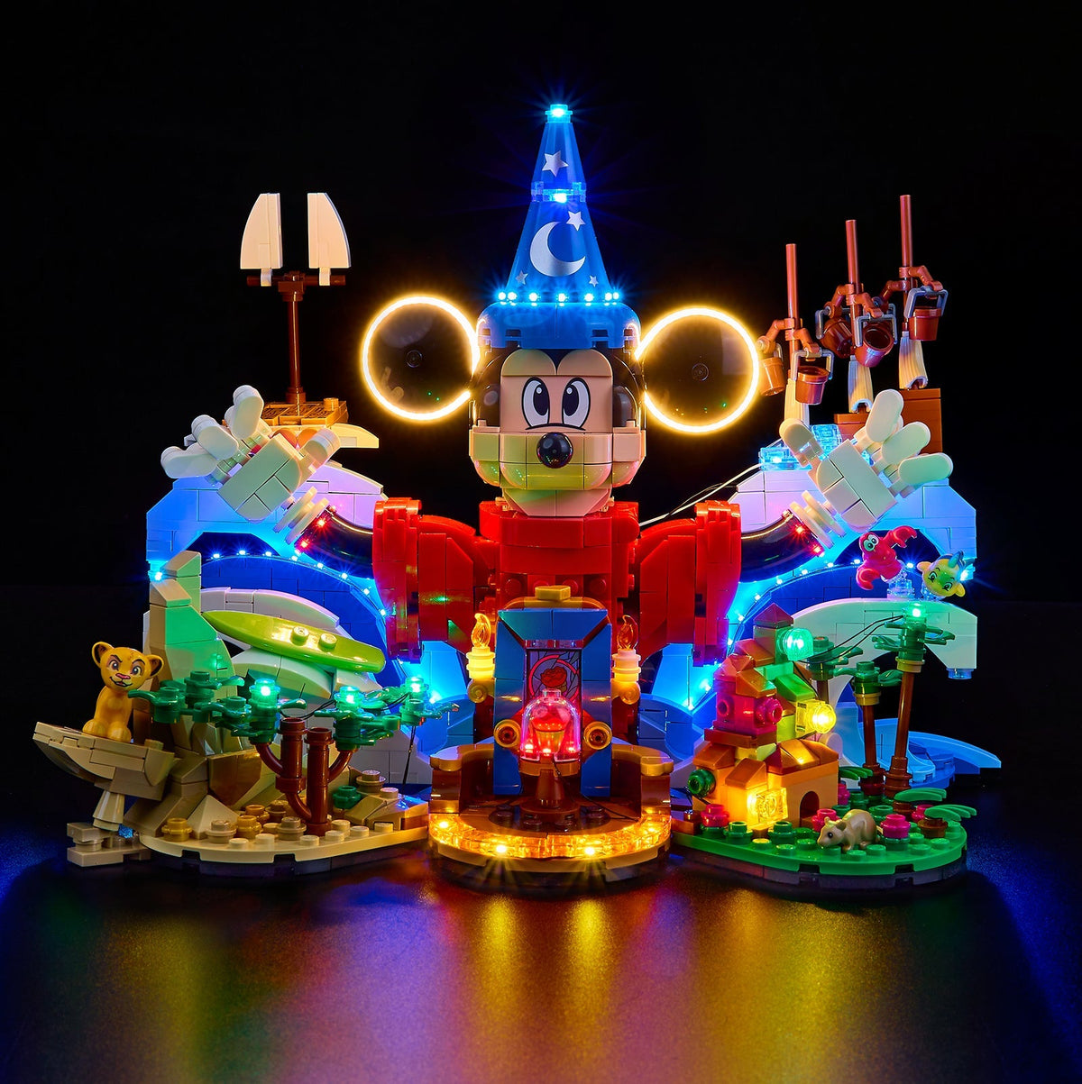 LED light kit compatible with LEGO® Magic of Disney Set #21352 — product photo 1