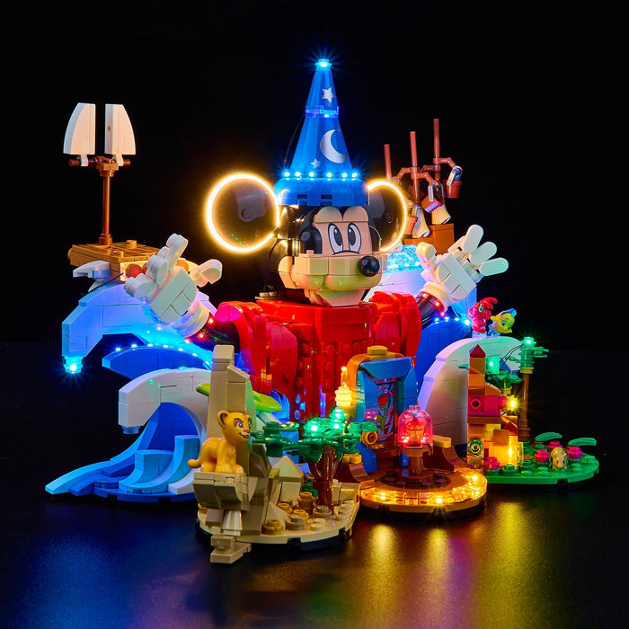 LED light kit compatible with LEGO® Magic of Disney Set #21352 — product photo 4