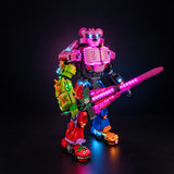 LED light kit compatible with LEGO® Mecha Team Leader Set #77078 — product photo 6