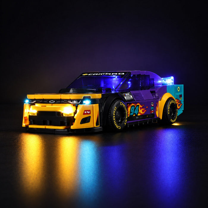 LED light kit compatible with LEGO® NASCAR® Next Gen Chevrolet Camaro ZL1 Set #76935 — product photo 1