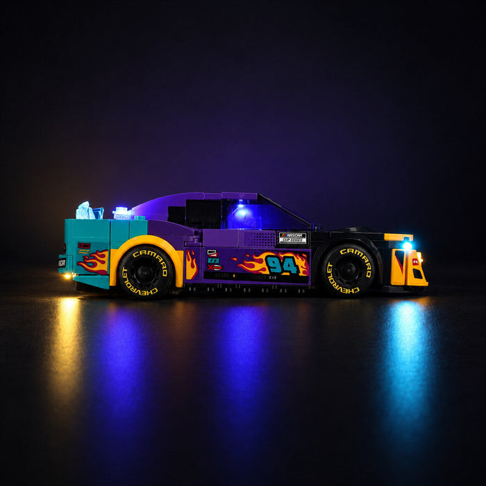 LED light kit compatible with LEGO® NASCAR® Next Gen Chevrolet Camaro ZL1 Set #76935 — product photo 4