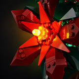 LED light kit compatible with LEGO® Poinsettia Set #10370 — product photo 5