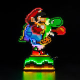 LED light kit compatible with LEGO® Super Mario World™: Mario & Yoshi Set #71438 — product photo 3