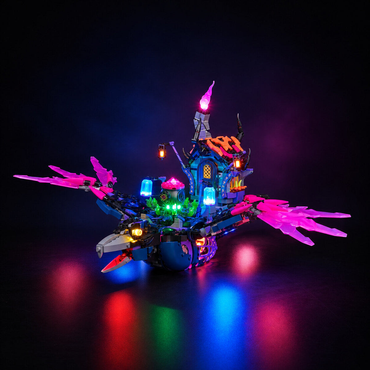 LED light kit compatible with LEGO® The Never Witch's Midnight Raven Set #71478 — product photo 1