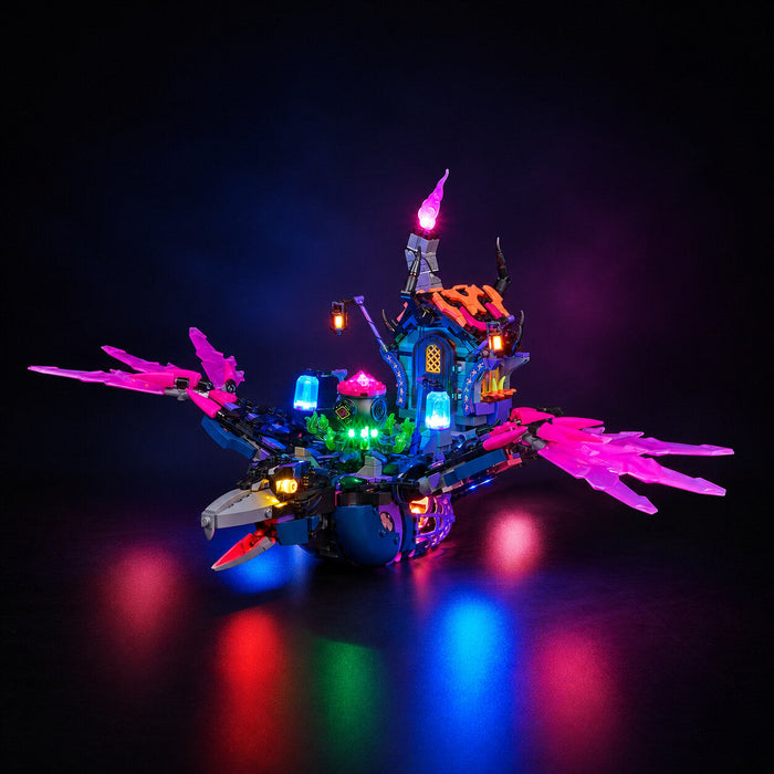 LED light kit compatible with LEGO® The Never Witch's Midnight Raven Set #71478 — product photo 1