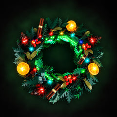LED light kit compatible with LEGO® Wreath Set #10340 — product photo 1