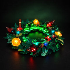 LED light kit compatible with LEGO® Wreath Set #10340 — product photo 2