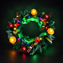 LED light kit compatible with LEGO® Wreath Set #10340 — product photo 3