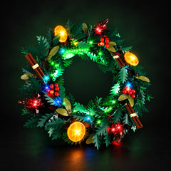 LED light kit compatible with LEGO® Wreath Set #10340 — product photo 4