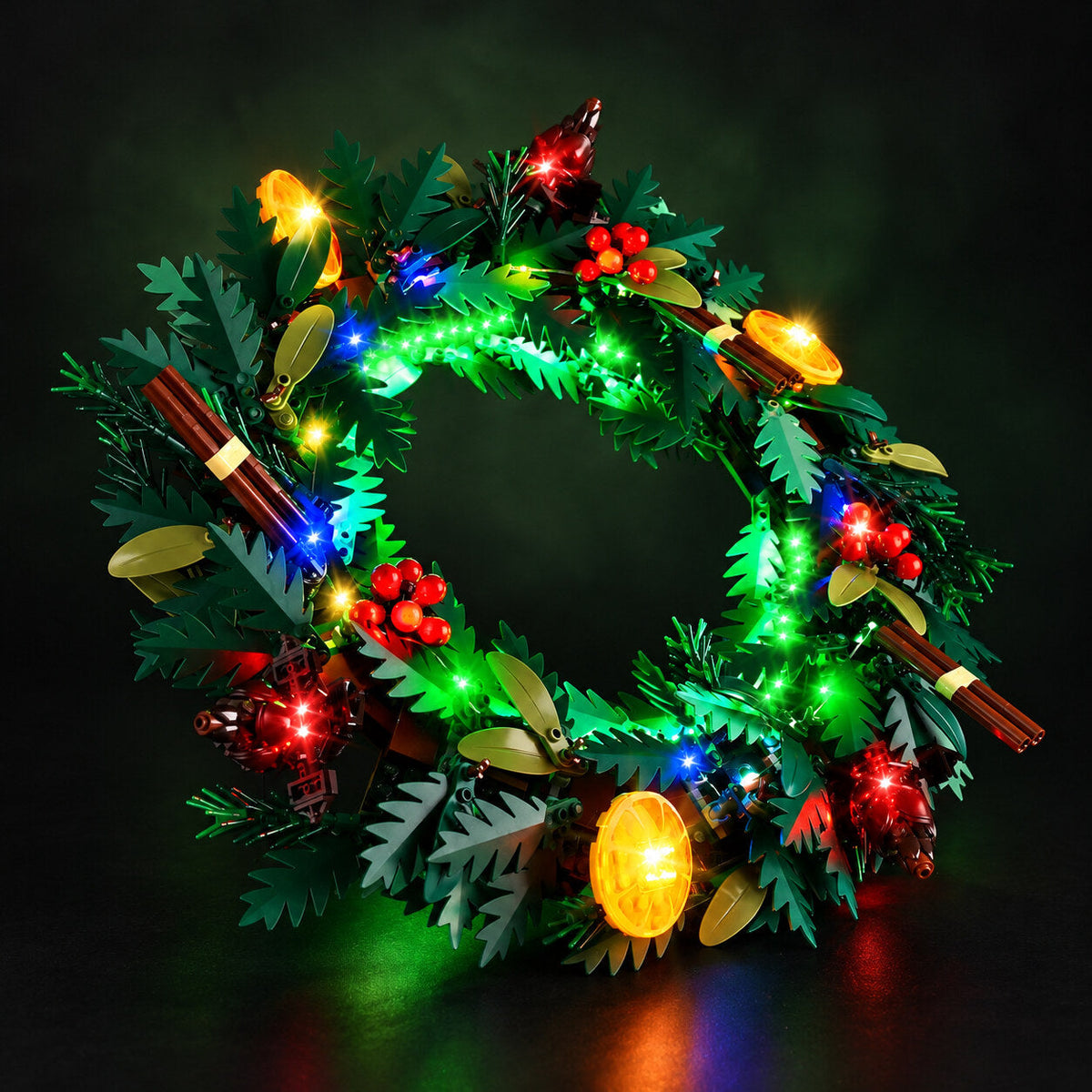 LED light kit compatible with LEGO® Wreath Set #10340 — product photo 5