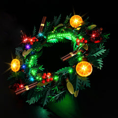 LED light kit compatible with LEGO® Wreath Set #10340 — product photo 6