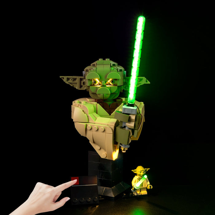 LED light kit compatible with LEGO® Yoda™ Bust Set #75438 — product photo 3