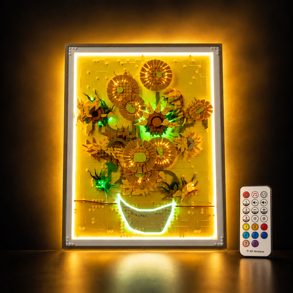 Light Kit Compatible with LEGO® Vincent van Gogh Sunflowers Set 31215