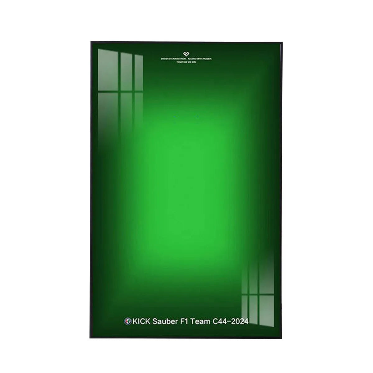 Wall Display Frame for CaDA KICK Sauber F1 C44 - View 2 - brkox