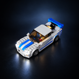 Light Kit Compatible with LEGO® Speed Champions 2 Fast & Furious Nissan Skyline GT-R (R34) Set 76917