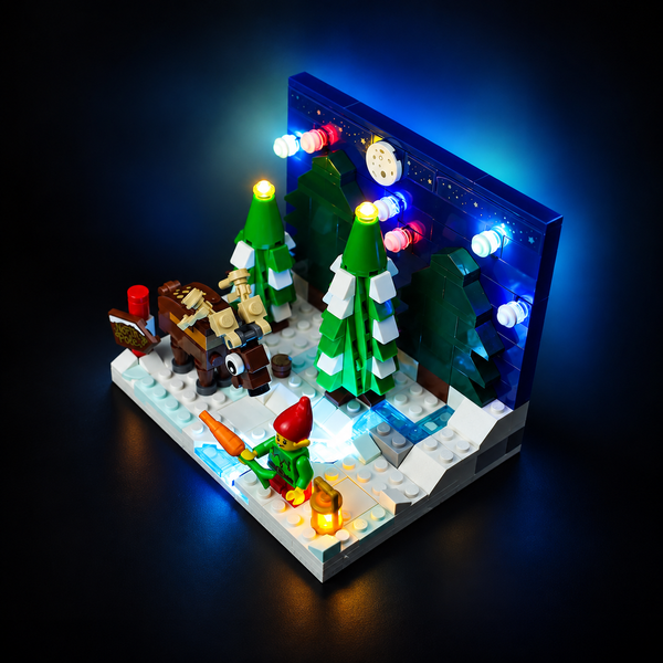 Light Kit Compatible with LEGO® Christmas Gift Set 40484