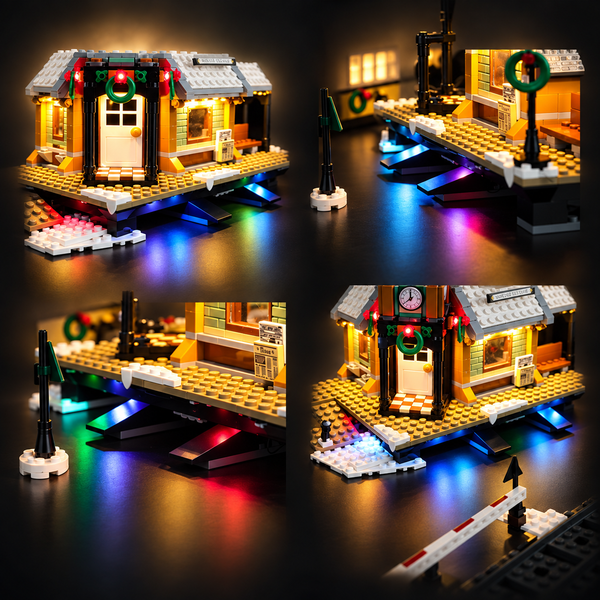 Light Kit Compatible with LEGO® Winter Village Station Set 10259