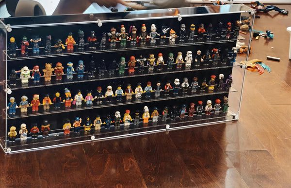 92 LEGO® Minifigures Wall Display Case