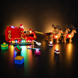 Light Kit Compatible with LEGO® Santa's Sleigh Set 40499