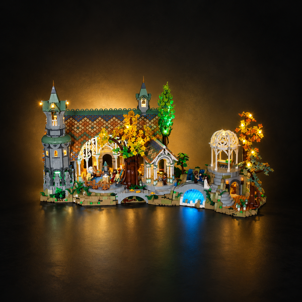 Light Kit Compatible with LEGO® The Lord of the Rings: Rivendell™ Set 10316