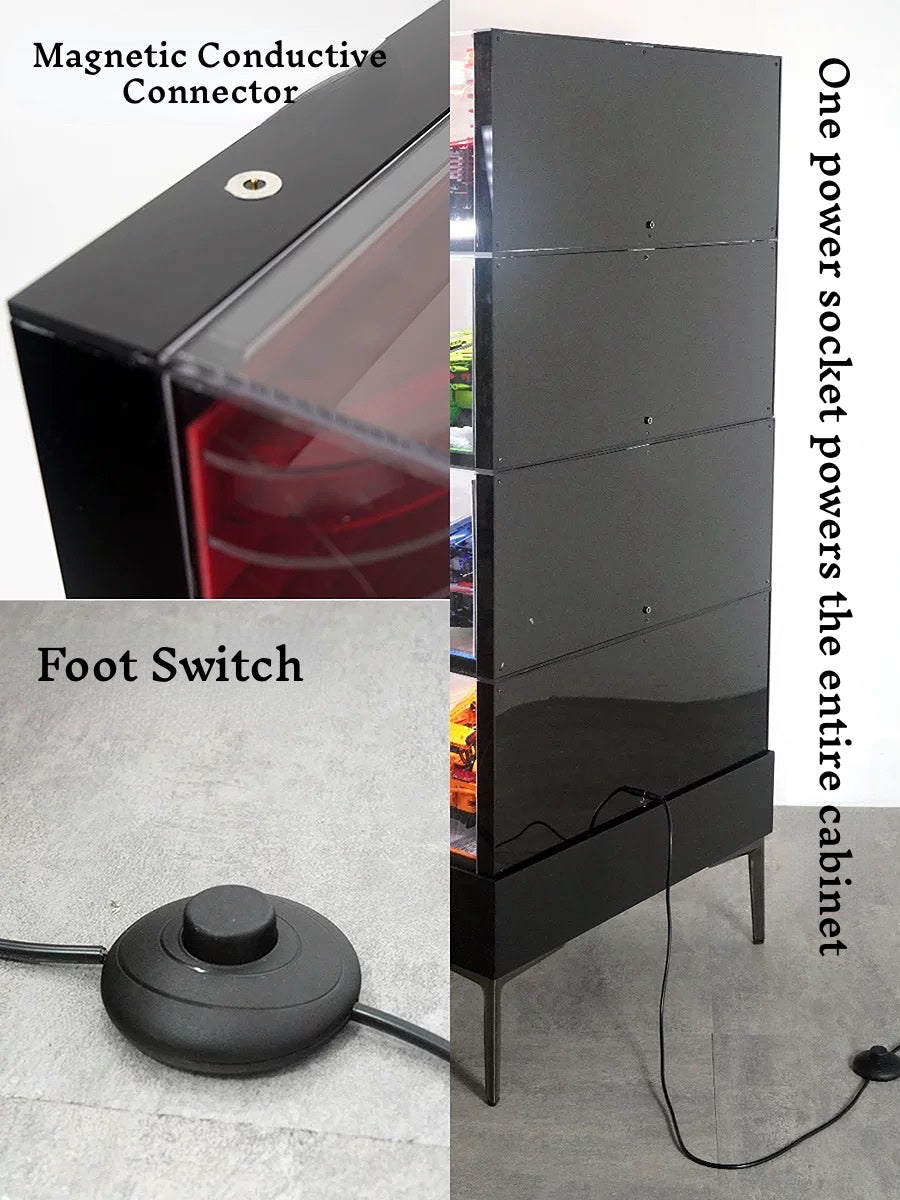 Collector Acrylic Display Case Compatible with LEGO® Technic Supercars - brickzonehub