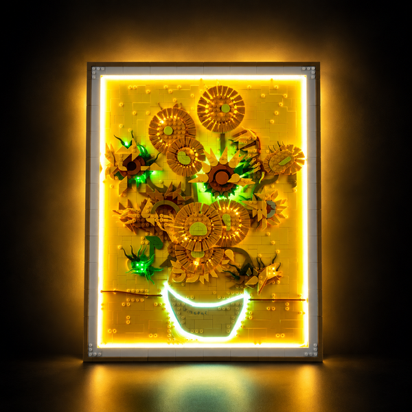 Light Kit Compatible with LEGO® Vincent van Gogh Sunflowers Set 31215
