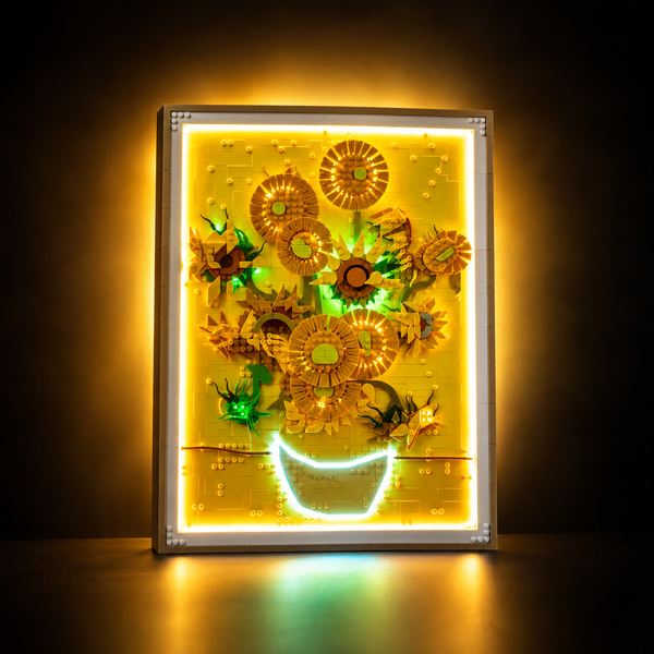 Light Kit Compatible with LEGO® Vincent van Gogh Sunflowers Set 31215