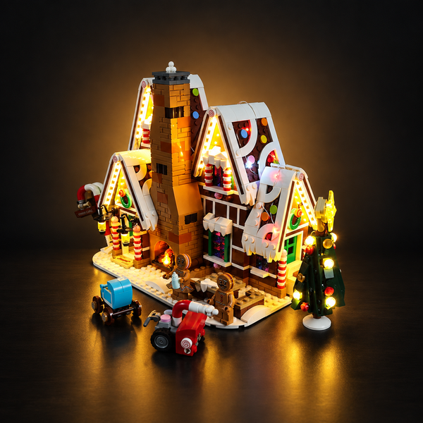 Light Kit Compatible with LEGO® Gingerbread House Set 10267