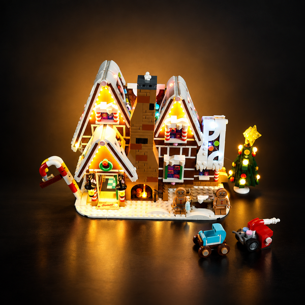 Light Kit Compatible with LEGO® Gingerbread House Set 10267