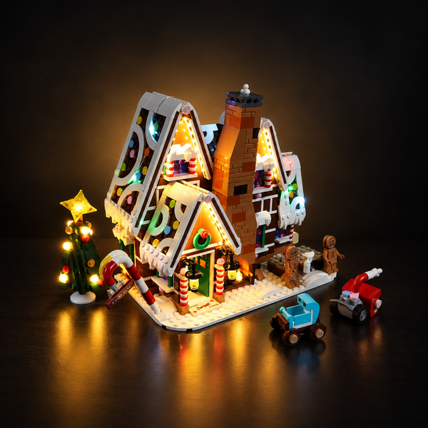 Light Kit Compatible with LEGO® Gingerbread House Set 10267