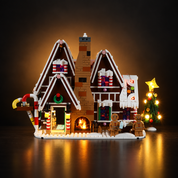 Light Kit Compatible with LEGO® Gingerbread House Set 10267