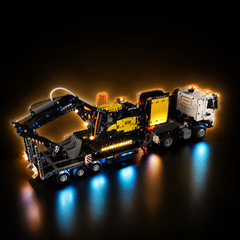 Light Kit Compatible with LEGO® Volvo FMX & EC230 Excavator Set 42175