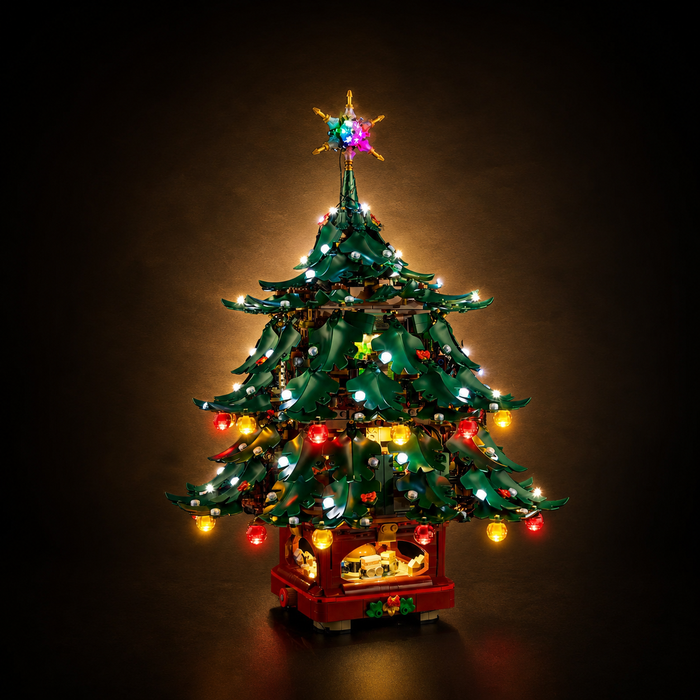 Light Kit For LEGO® Family Christmas Tree Set 41843 - View 2 - brkox