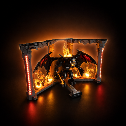 Light Kit For LEGO® The Lord of the Rings: Balrog Book Nook #10367 - View 4 - brkox