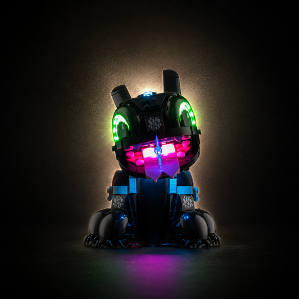 Light Kit For LEGO® How to Train Your Dragon: Toothless #10375 - View 3 - brkox