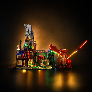 Light Kit For LEGO® Dungeons & Dragons: Red Dragon's Tale #21348 - View 3 - brkox