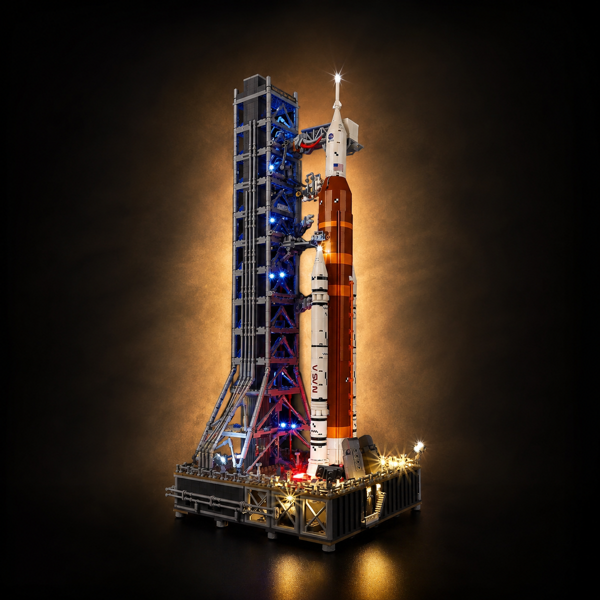 Light Kit For LEGO® NASA Artemis Space Launch System Set 10341 - View 4 - brkox