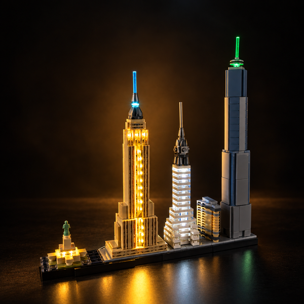 Light Kit Compatible with LEGO® New York City Set 21028
