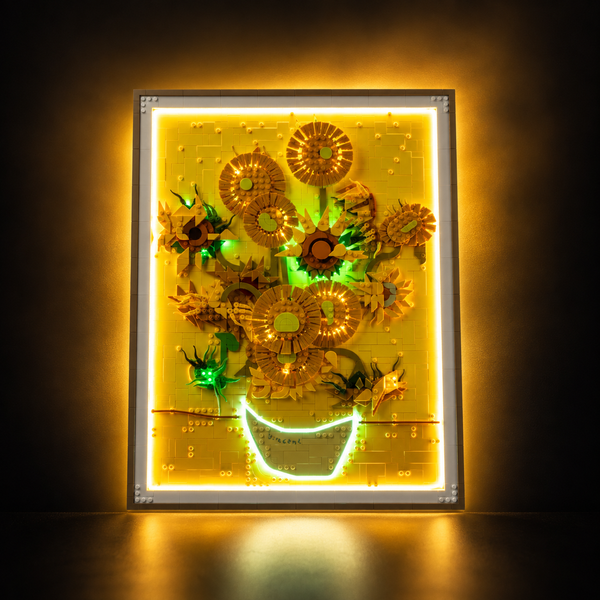 Light Kit Compatible with LEGO® Vincent van Gogh Sunflowers Set 31215