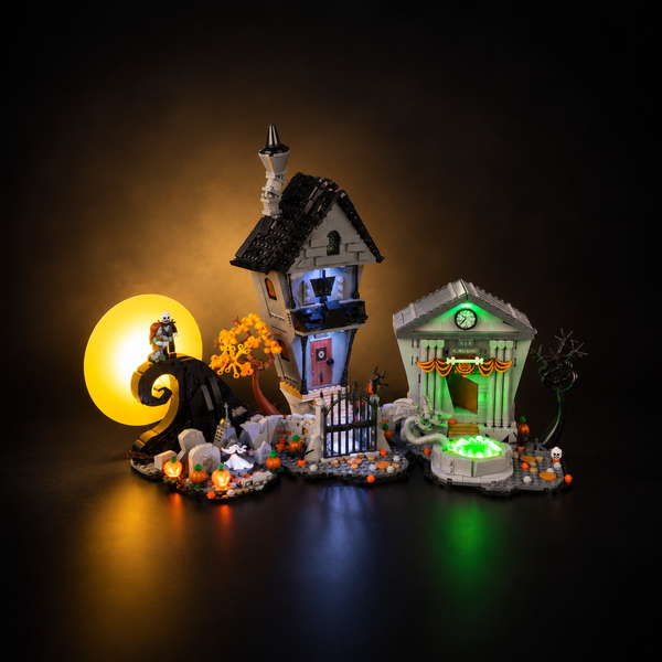 Light Kit Compatible with LEGO® Disney Tim Burton's The Nightmare Before Christmas Set 21351