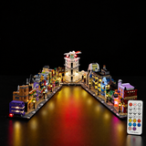 Light Kit Compatible with LEGO® Diagon Alley Wizarding Shops Set 76444