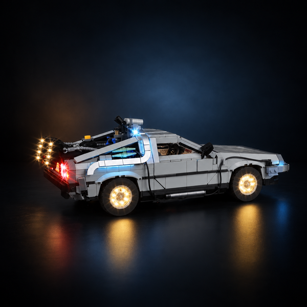 Light Kit Compatible with LEGO® Back to the Future™ Time Machine Set 10300