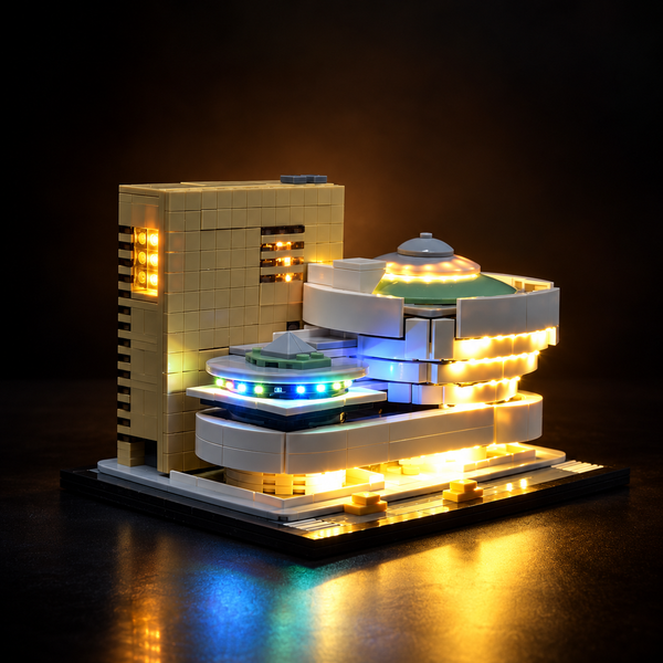 Light Kit Compatible with LEGO® Solomon R. Guggenheim Museum Set 21035